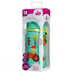 Cana Kids Cup Boy PP 330 ml, antipicurare, cu clip de prindere ,18+ luni, nip 35051 - Img 4