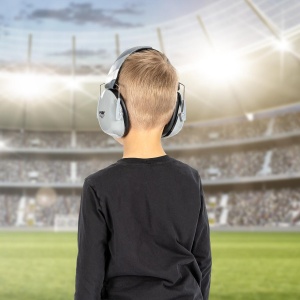 Casti antifonice pentru copii, ofera protectie auditiva, SNR 27, 5+ ani, gri, Reer SilentGuard Kids 53271 - Img 4