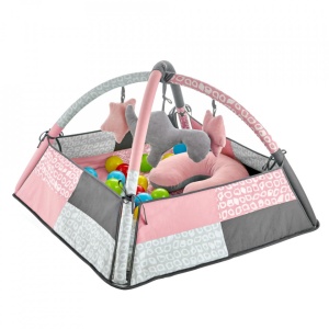 Centru de joaca cu bile BabyJem Toy Ball Play Mat - Img 2
