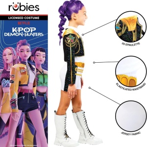 Costum de carnaval K-Pop Demon Hunters - Rumi Golden Classic - Img 6