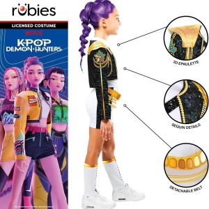 Costum de carnaval K-Pop Demon Hunters - Rumi Golden Deluxe - Img 3