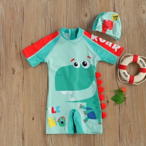 Costum intreg de surf cu dinozauri Drool - Img 3