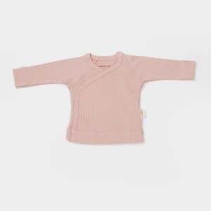 Cutie 4 piese pentru nou nascut - 100% bumbac organic - Powder, BabyCosy - Img 6
