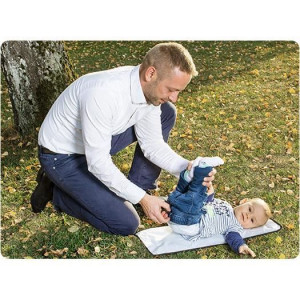 Geanta organizator cu aleza pentru schimbat scutecul bebelusului Reer Clip&Go Vario 84072 - Img 5