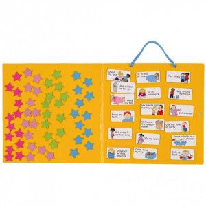 Grafic magnetic de recompense cu stelute Fiesta Crafts FCT-2338 - Img 4