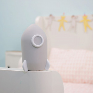 Lampa de veghe cu LED, cu oprire cronometrata, forma racheta, gri, Lumilu Sweet Dreams Rocket, Reer 52271 - Img 4