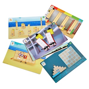 MathLink®Cubes Numberblocks in engleza Set de activitati de la 21 - 30 - Img 7