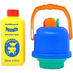 Mega galetusa cu 3 inele mari si 1L solutie baloane de sapun Pustefix Bubble Toys STPX635 - Img 6