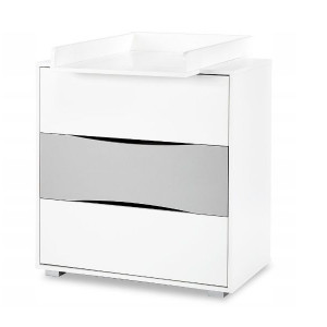 Mobilier Camera copii Si Bebelusi KLUPS NATI Alb Gri - Img 2