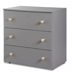 Mobilier camera copii si bebelusi KLUPS Pauline Graphite Natur 2 - Img 3