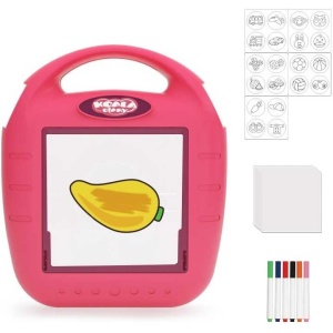 Proiector desen cu 20 sabloane si 6 carioci 22.5 x 18 x 6 cm Koala Diary KD80309 - Img 5