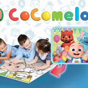 Puzzle de colorat maxi - Cocomelon si prietenii (24 piese) - Img 3
