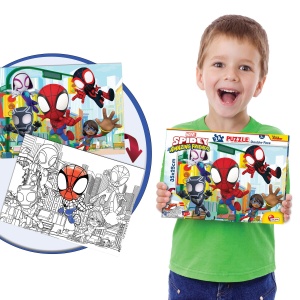 Puzzle de colorat - Paienjenelul Marvel și prietenii lui uimitori (24 de piese) - Img 4