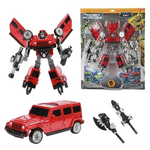 Robot Transformabil in Masina SUV Roboforces 20 cm Toi-Toys TT30087Z - Img 2