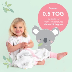 Sac de dormit cu picioruse Bamboo Koala 60 cm 0.5 Tog - Img 3