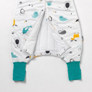 Sac de dormit cu picioruse si maneca lunga detasabila Polar Pals 70 cm + manseta 3.5 Tog - Img 3