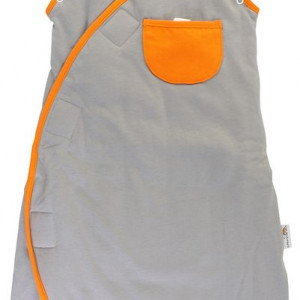 Sac de dormit multifunctional Grey Orange Zoo Animal Travel 0-3 luni 2.5 Tog
