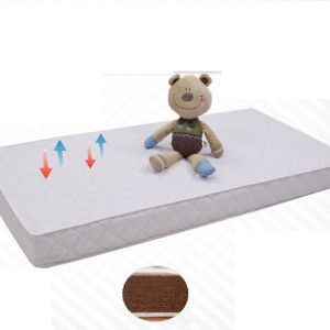 Saltea MyKids Fibra De Cocos Integral 140x70x10 Husa Microfibra Matlasata