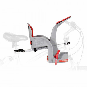 Scaun bicicleta copii SafeFront Clasic, Pozitie montare Centru, 15 Kg si si Casca Protectie XS 44-48 Penguin WeeRide WR09SKPG - Img 6