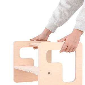 Scaun inaltator tip scara cu 2 trepte pentru copii, model 3, MamaToyz - Img 2