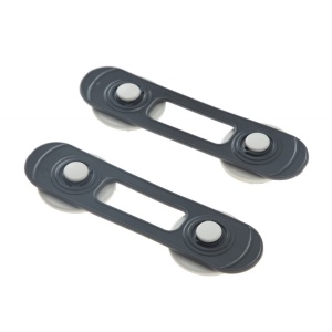 Set 2 mini sigurante universale pentru usi si dulapuri BabyJem, antracit