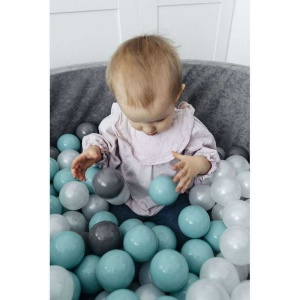 Set 200 Bile din Plastic Colorate, 7 cm Flumi FM3302911 - Img 6