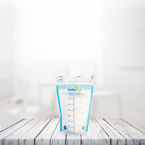 Set 25 pungi pentru stocarea laptelui matern BabyJem - Img 3