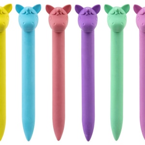 Set 6 creioane de plastic - Unicorni