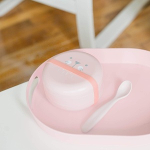 Set boluri pentru pranz roz Hygge Suavinex +4 luni - Img 6