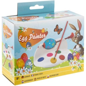 Set creativ pentru pictura pe oua Paste format din suport, acuarele si pensula Grafix GR810033 - Img 3