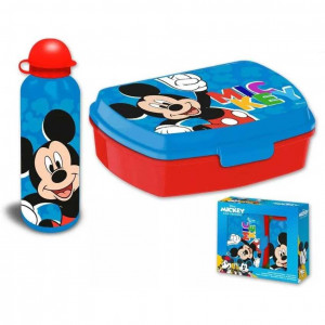Set cutie sandwich si recipient lichide aluminiu 500ml Mickey Play SunCity EWA30007MK - Img 2