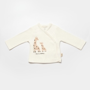 Set de 10 piese pentru nou nascut, 100% bumbac organic, Giraffe, BabyCosy - Img 4