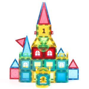 Set de constructie magnetic 3D - 103 piese - Img 2