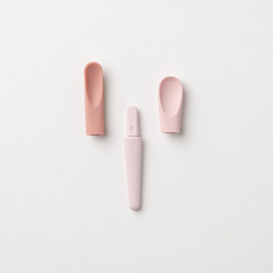 Set diversificare hrana bebelusi Miniware Sili Mini GO, 100% din materiale naturale biodegradabile, 3 piese, Pink Antioxidant - Img 8