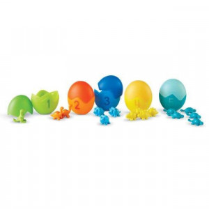 Set pentru sortat si numarat - Dinozauri colorati - Img 2