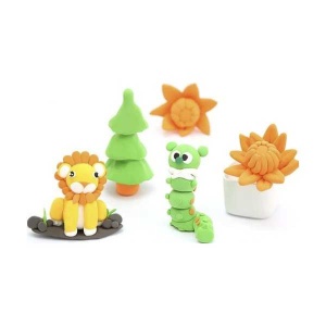 Set plastilina spuma modelabila 48 buc cu 3 spatule incluse Kruzzel MY18256 - Img 7