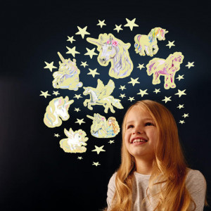 Set reflectorizant - Unicorni si stele - Img 2