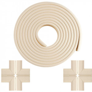 Set Rola protectie multifunctionala XXL de 6m si 8 aparatori moi pentru colturi Bambinice BN008 - Img 5