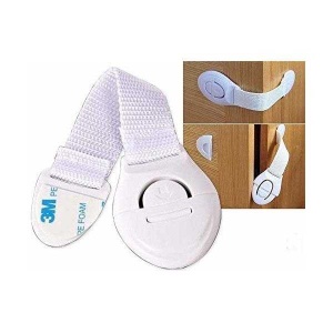 Set sisteme siguranta flexibile textile pentru usi si sertare 10 buc Iso Trade MY6650 - Img 8