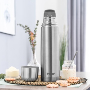 Sticla termos din otel inoxidabil vidat Pure, 700 ml, Reer 90728 - Img 4