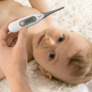 Termometru medical digital antialergic cu varf flexibil si masurare in 10 secunde, Reer ExpressTemp 98112 - Img 2