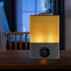 Umidificator ultrasunete cu automatizare si lumina de noapte, telecomanda , afisaj temperatura si umiditate, temporizator, Reer 94060 - Img 8