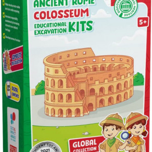 Arkerobox - Set arheologic educational si puzzle 3D, Roma antica, Colosseum - Img 2