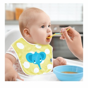 Baveta din bumbac BabyJem Dots - Img 4