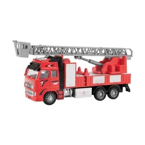 Camion de pompieri metalic la scara 1:38, 25 cm Toi-Toys TT24588A - Img 4