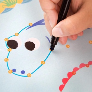 Carticele dot-to-do cu numere sau litere Drool - Img 2