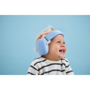 Casti antifonice pentru bebelusi si copii pana la 4 ani, ofera protectie auditiva, SNR 24, albastru, ALPINE Muffy Baby Sky Blue ALP29673 - Img 7