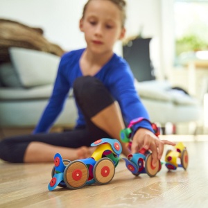 Clixo® joc magnetic de construit - Modele cu rotite (72 piese) - Img 6