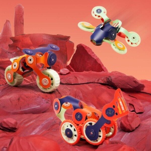 Clixo® joc magnetic de construit - Vehicule spatiale ( 30 piese) - Img 6