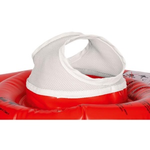Colac scaun gonflabil de inot pentru bebelusi, pana la 11 kg (6-12 luni), rosu, Reer MySwimBuddy Swim Seat, 66014 - Img 6